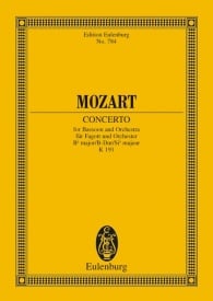Mozart: Concerto Bb major KV 191 (Study Score) published by Eulenburg